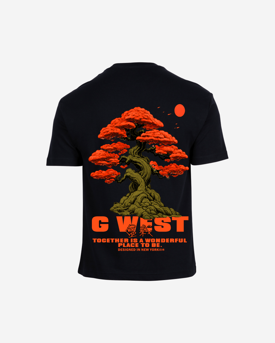 G West Mens Oversized Bonsai Tee
