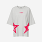 G West Womens Oversized Brooklyn Arch Logo Tee