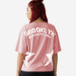 G West Womens Oversized Brooklyn Arch Logo Tee