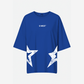 G West Womens Oversized Brooklyn Arch Logo Tee