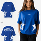 G West Womens Oversized Brooklyn Arch Logo Tee