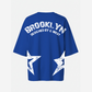 G West Womens Oversized Brooklyn Arch Logo Tee