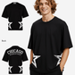 G West Mens Oversized Chicago Arch Logo Tee