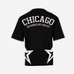 G West Mens Oversized Chicago Arch Logo Tee