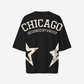 G West Womens Oversized Chicago Arch Logo Tee