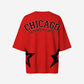 G West Womens Oversized Chicago Arch Logo Tee