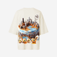 G West Womens OVERSIZED CHICAGO CAKE TEE
