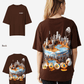 G West Womens OVERSIZED CHICAGO CAKE TEE
