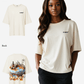 G West Womens OVERSIZED CHICAGO CAKE TEE