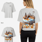 G West Womens OVERSIZED CHICAGO CAKE TEE