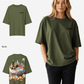 G West Womens OVERSIZED CHICAGO CAKE TEE