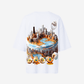 G West Womens OVERSIZED CHICAGO CAKE TEE