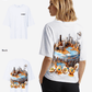 G West Womens OVERSIZED CHICAGO CAKE TEE