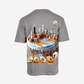 G West Mens Oversized Chicago Cake Tee