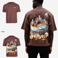 G West Mens Oversized Chicago Cake Tee