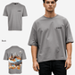 G West Mens Oversized Chicago Cake Tee