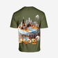 G West Mens Oversized Chicago Cake Tee