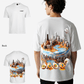 G West Mens Oversized Chicago Cake Tee