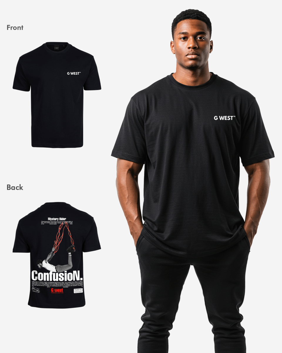 G West Mens Oversized Confusion Tee
