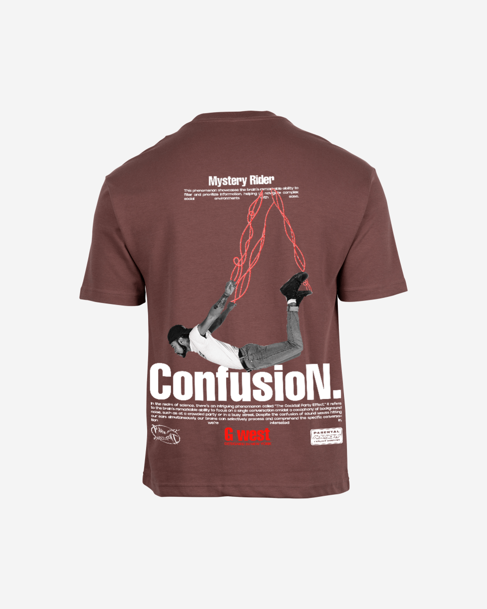 G West Mens Oversized Confusion Tee