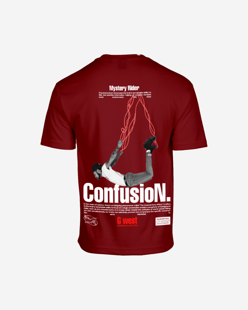 G West Mens Oversized Confusion Tee