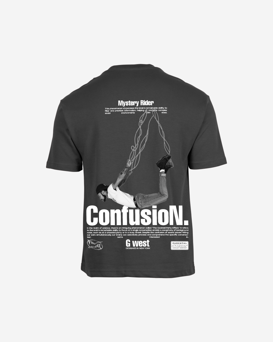 G West Mens Oversized Confusion Tee