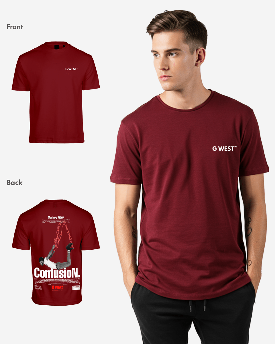 G West Mens Oversized Confusion Tee