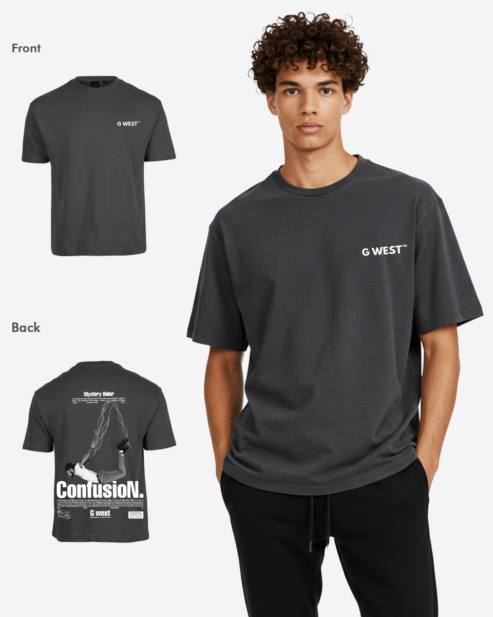 G West Mens Oversized Confusion Tee