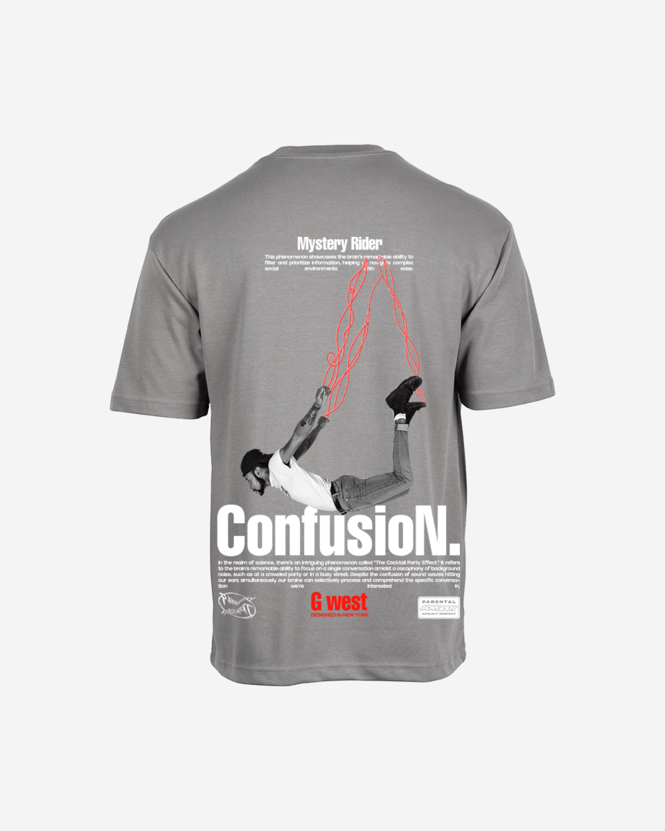 G West Mens Oversized Confusion Tee