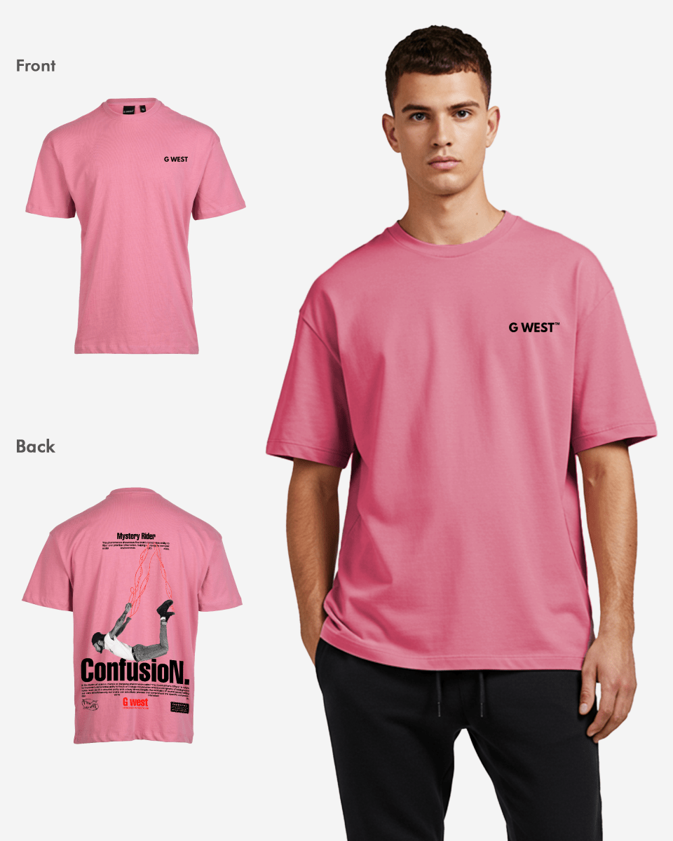 G West Mens Oversized Confusion Tee