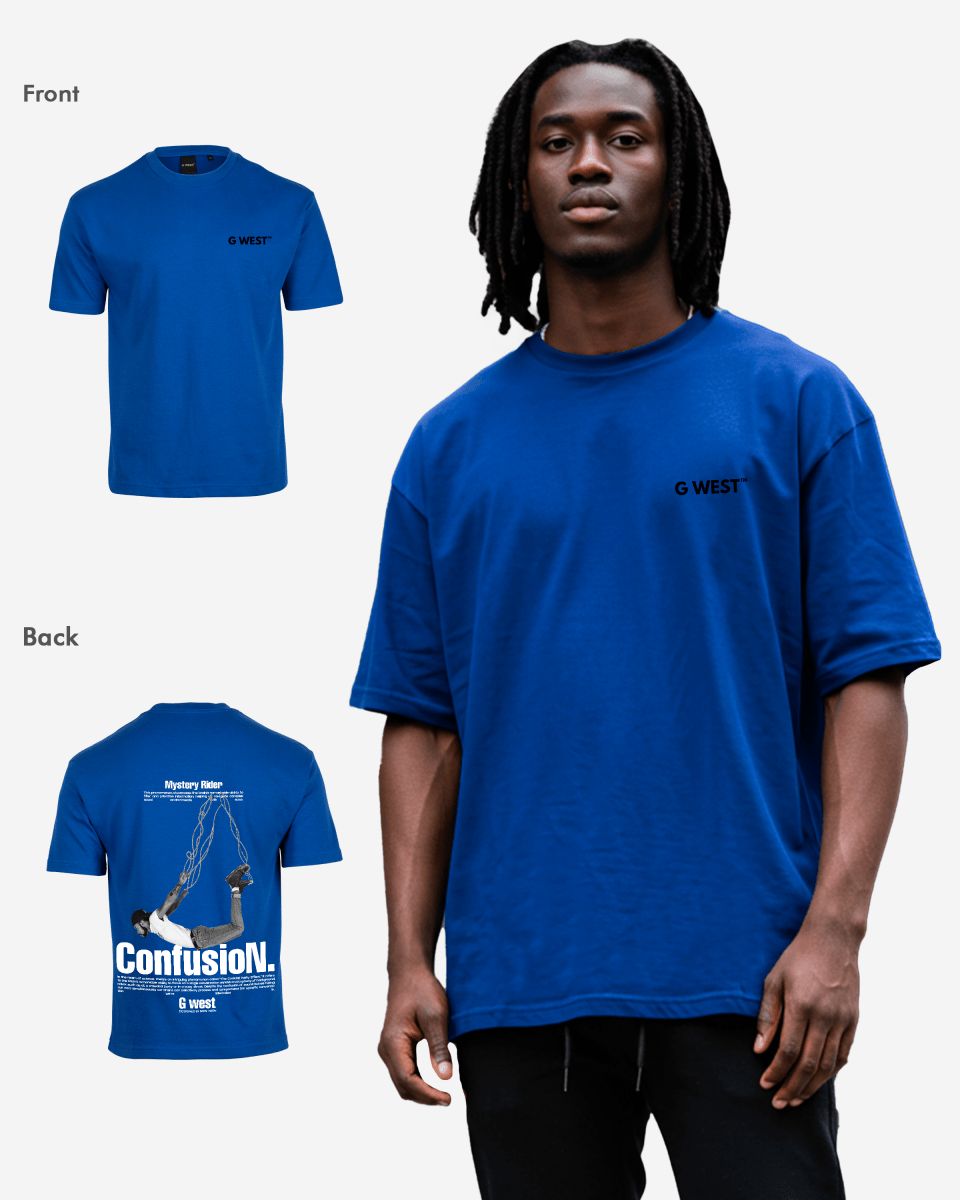 G West Mens Oversized Confusion Tee