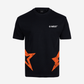 G West Mens Oversized Cricket India Arch Logo T-Shirt