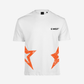 G West Mens Oversized Cricket India Arch Logo T-Shirt