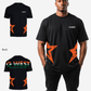 G West Mens Oversized Cricket India Arch Logo T-Shirt