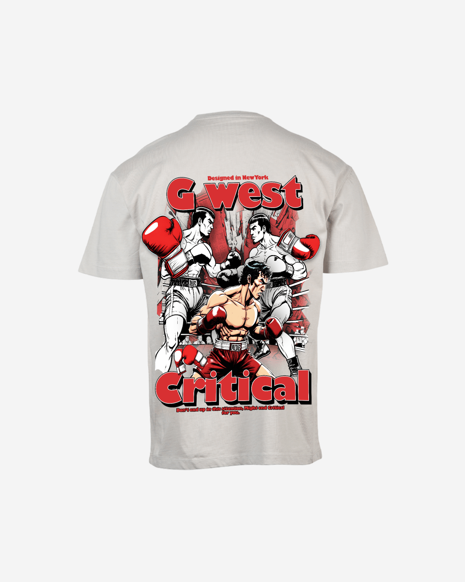 G West Mens Oversized Critical T-Shirt
