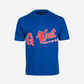 G West Mens Oversized Cursive Logo Black Tee