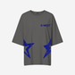 G West Womens Oversized Dallas Logo Tee
