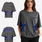 G West Womens Oversized Dallas Logo Tee