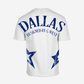G West Mens Oversized Dallas Logo Tee