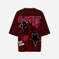 G West Womens Oversized Dazzling Dynamo Tee