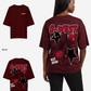 G West Womens Oversized Dazzling Dynamo Tee