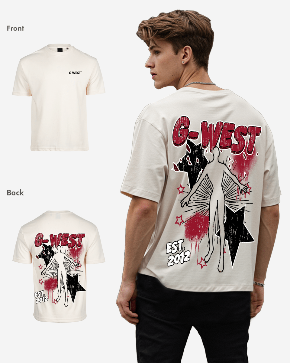 G West Mens Oversized Dazzling Dynamo Tee