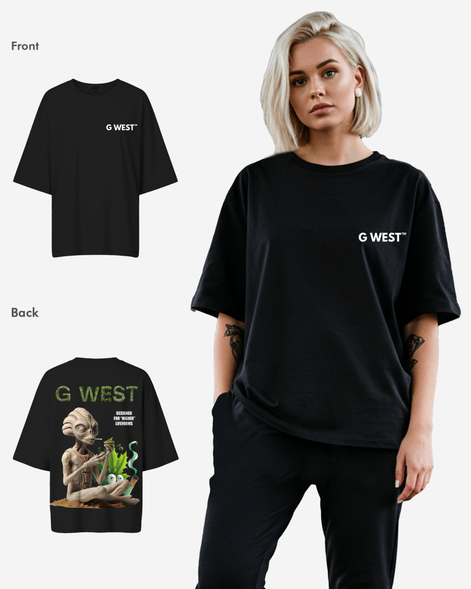 G West Womens Oversized Designed For Higher Lifeforms Tee
