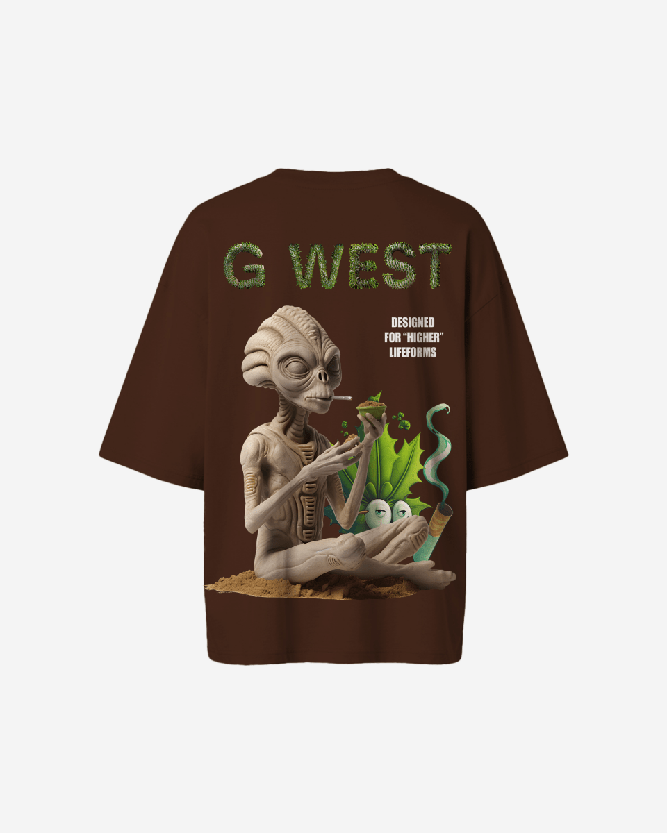 G West Womens Oversized Designed For Higher Lifeforms Tee