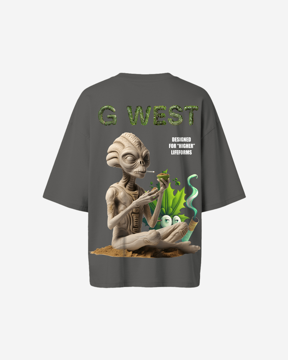 G West Womens Oversized Designed For Higher Lifeforms Tee
