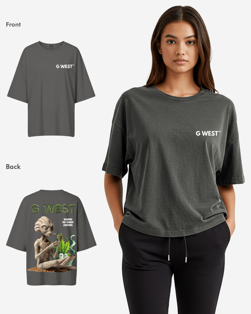 G West Womens Oversized Designed For Higher Lifeforms Tee