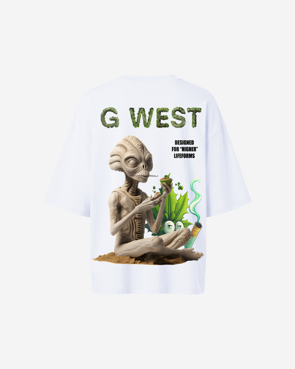 G West Womens Oversized Designed For Higher Lifeforms Tee