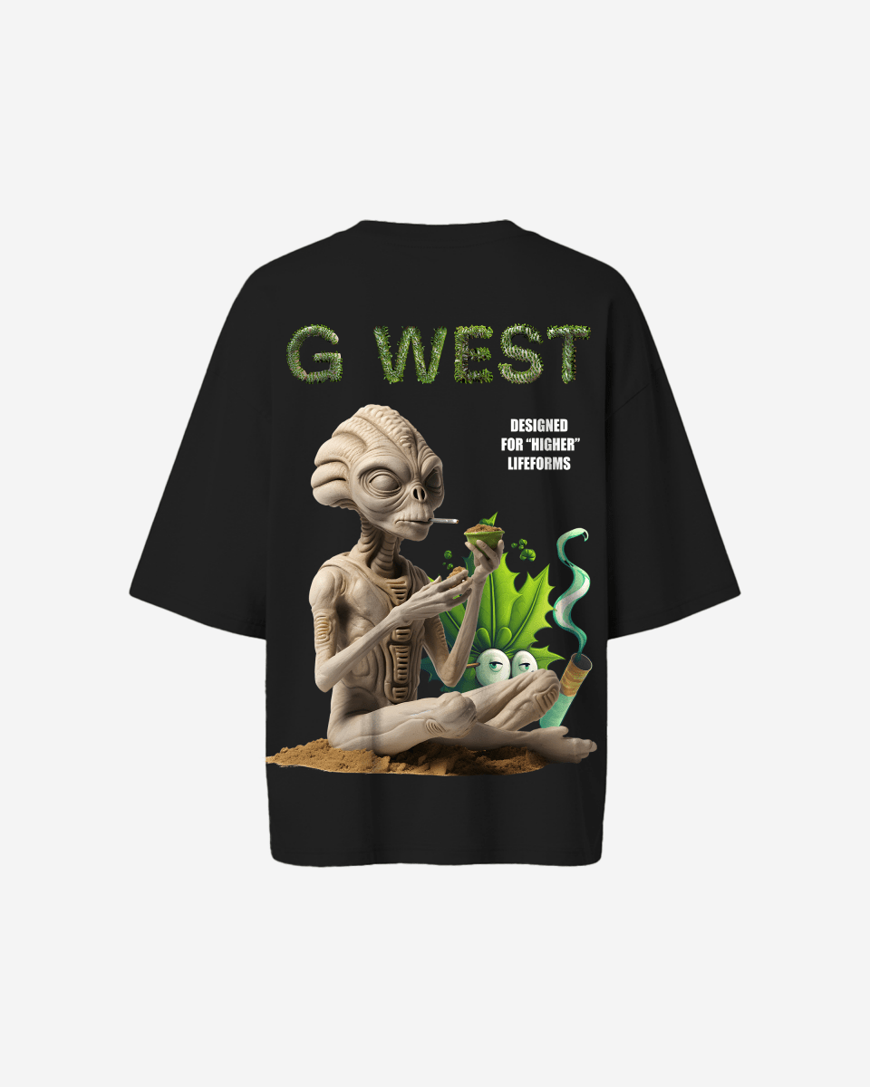 G West Womens Oversized Designed For Higher Lifeforms Tee