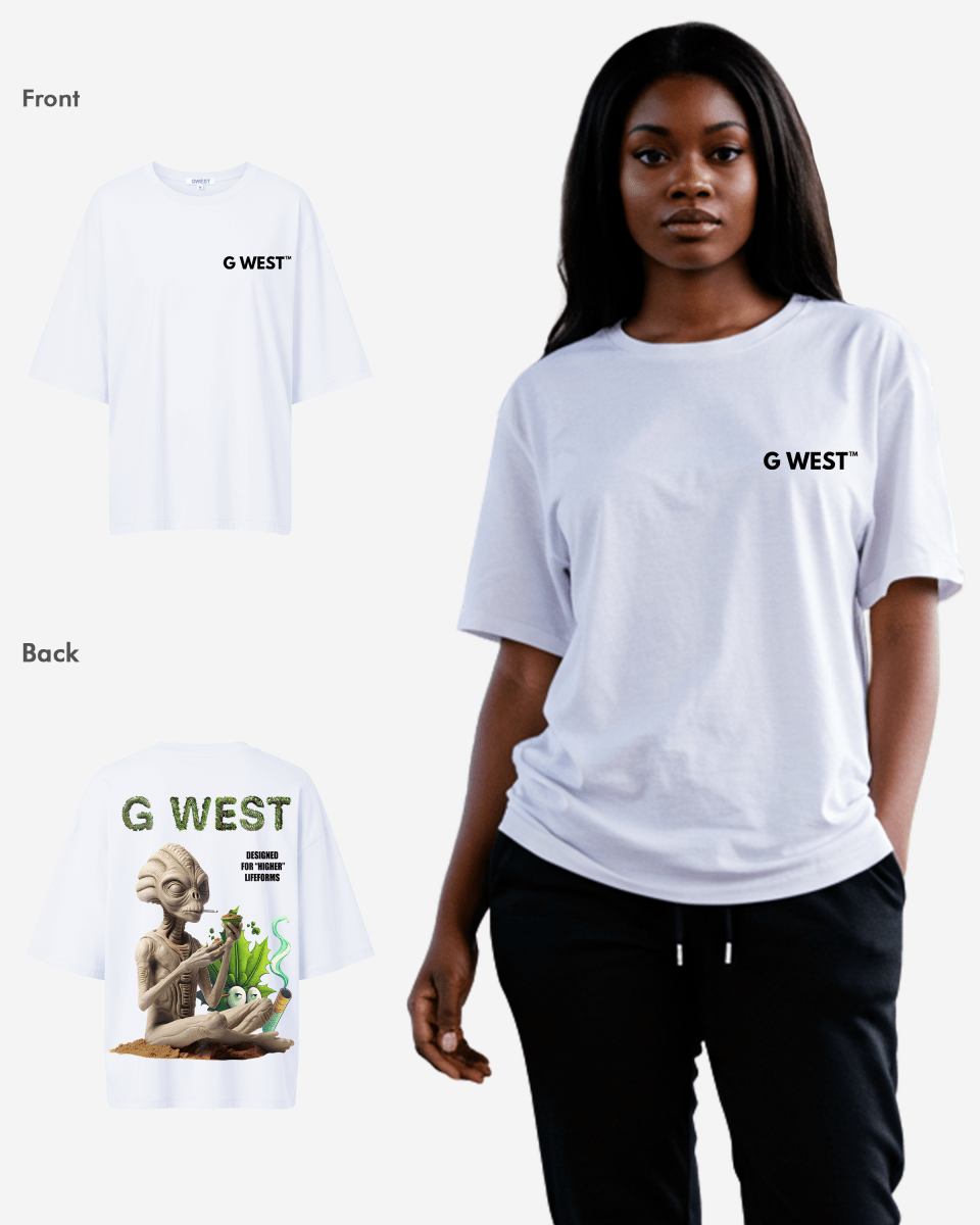 G West Womens Oversized Designed For Higher Lifeforms Tee
