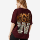 G West Womens OVERSIZED DETROIT MOTORCITY T-SHIRT